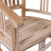 Outlet Armlehnensessel, natur, Teakholz, 61x60x84cm, inkl. Polster Gartenstühle & Gartensessel|Teak-Gartenmöbel