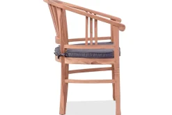 Outlet Armlehnensessel, natur, Teakholz, 61x60x84cm, inkl. Polster Gartenstühle & Gartensessel|Teak-Gartenmöbel