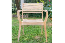Hot Armlehnensessel, stapelbar, Akazie FSC®-zertifiziert, 60x55x84cm Gartenstühle & Gartensessel