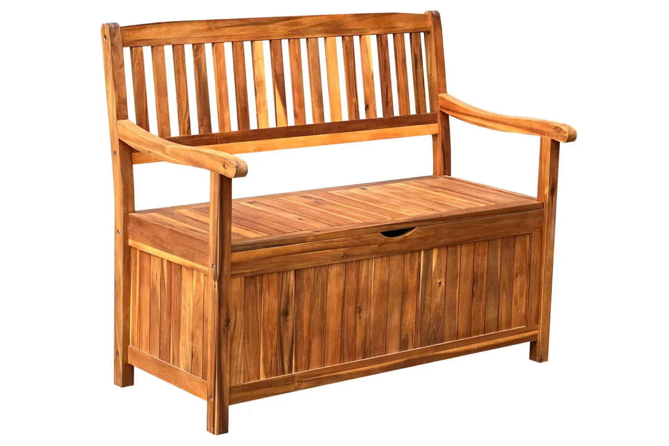 Hot Aufbewahrungsbank, Akazie, 107 x 59 x 90 cm, inkl. Zinkbeschlägen, FSC®-zertifiziertes Produkt Akazien-Gartenmöbel|Gartenbänke & Gartensofas