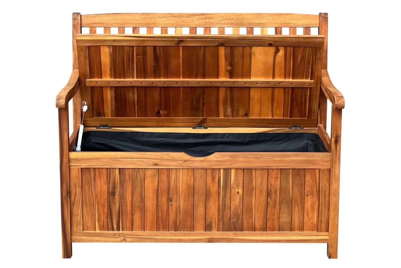 Hot Aufbewahrungsbank, Akazie, 107 x 59 x 90 cm, inkl. Zinkbeschlägen, FSC®-zertifiziertes Produkt Akazien-Gartenmöbel|Gartenbänke & Gartensofas