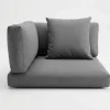 Best Auflagenset, 4-teilig, grau, für Eckelement 2392-6 / 15734-6 Sitzkissen