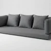 Clearance Auflagenset, 7-teilig, grau, für Dreisitzer-Sofa 2392-1 / 15734-1 Sitzkissen