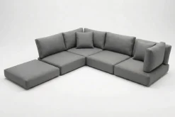 New Auflagenset, 13-teilig, grau, für 7759-BOX-A Sitzkissen