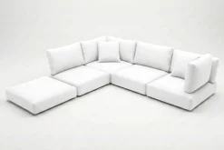 Clearance Auflagenset, 13-teilig, weiß, für 7759-BOX-A Sitzkissen