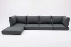 Clearance Auflagenset, 11-teilig, grau, für Lounge 18363 / 18370 Sitzkissen