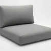 Discount Auflagenset, 2-teilig, grau, für Mittelelement 2392-5 / 15734-5 Sitzkissen