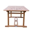 Discount Ausziehtisch, natur, Akazie, 150/200 x 90 cm, Ausziehfunktion, FSC®-zertifiziertes Produkt Gartentische|Akazien-Gartenmöbel