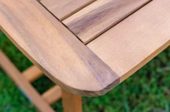 Outlet Ausziehtisch, natur, Akazie, 180/240 x 100 cm, Ausziehfunktion Gartentische|Akazien-Gartenmöbel