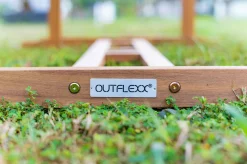 Outlet Ausziehtisch, natur, Akazie, 180/240 x 100 cm, Ausziehfunktion Gartentische|Akazien-Gartenmöbel