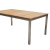 New Ausziehtisch, Teakholz/Edelstahl, Plattenstärke 25mm, 200/300x100cm, FSC®-zertifiziertes Produkt Gartentische