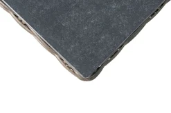 Outlet Beistelltisch, grau, Polyrattan, 45 x 45 x 50 cm, Tischplatte Spraystone, innenliegend Gartentische|Polyrattan-Gartenmöbel