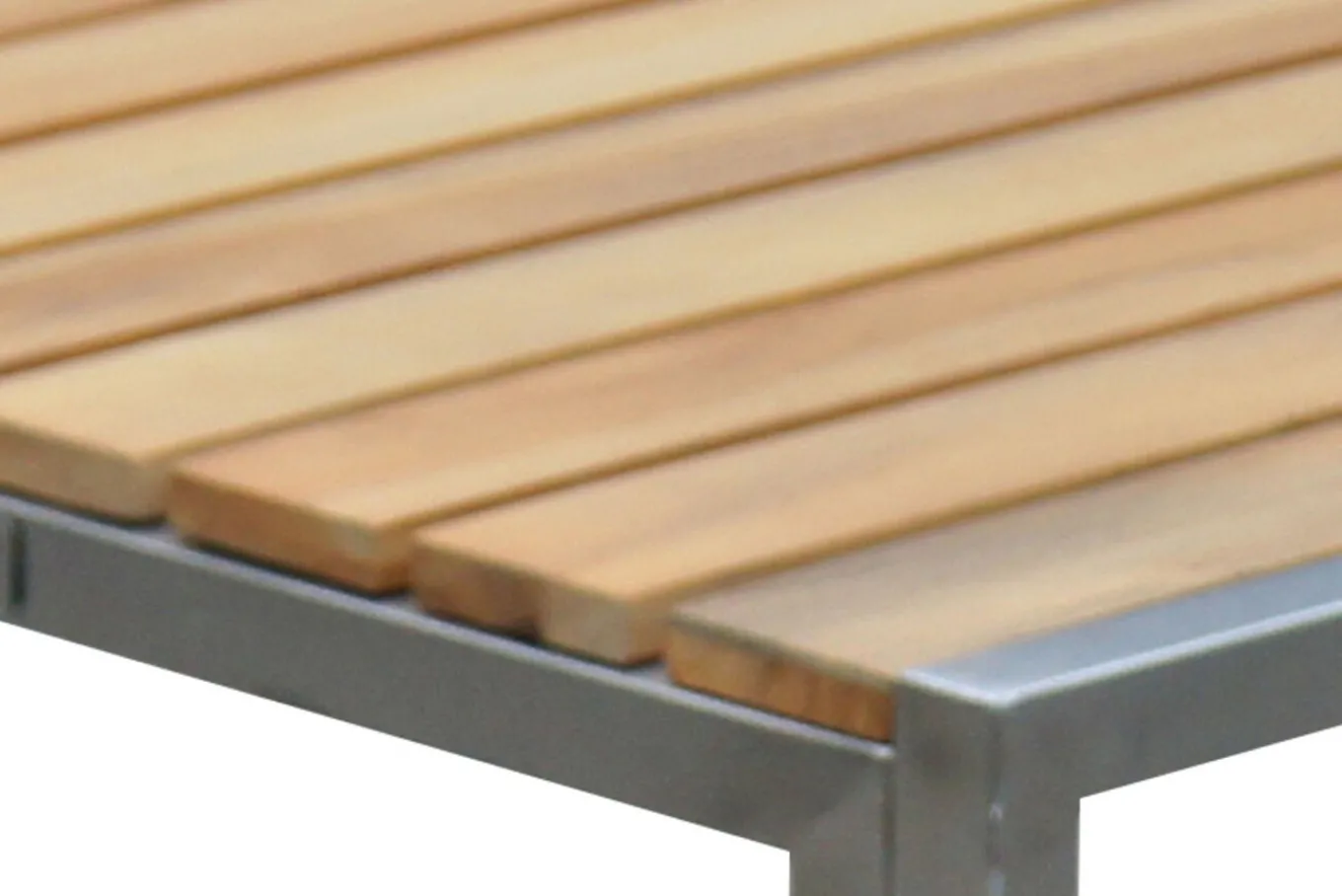 Sale Beistelltisch, Teakholz/Edelstahl, 45x45cm, FSC®-zertifiziertes Produkt Gartentische