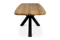 Sale Belgium Garten-Essgruppe, natur/dunkelgrau, Alu/recyceltes Teak, Tisch 220 x 100 cm, 6 Stühle, Kissen Inklusive, FSC®-zertifiziertes Produkt Rope-Gartenmöbel|Garten-Essgruppen