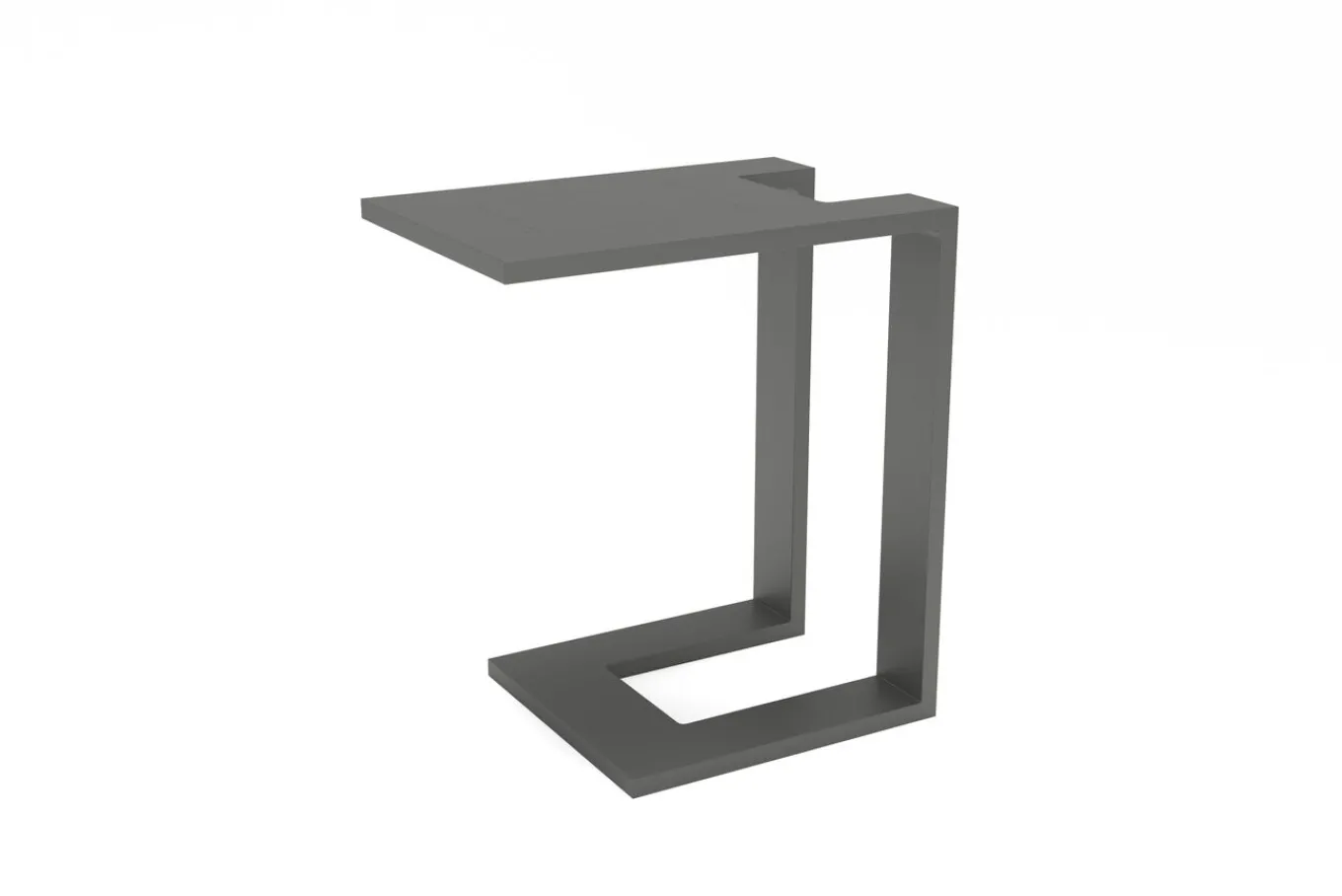 Online Bite Gartenliegen-Set mit Beistelltisch, anthrazit, Aluminium/Polyester, 205 x 90 cm, schnelltrocknend, inklusive Dekokissen Gartenliegen|Aluminium-Gartenmöbel