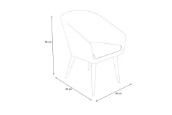 Best Borneo Cocktail-Sessel, beige-meliert, Polyrattan/Akazie, Gebürstet, Polster Inklusive, FSC®-zertifiziertes Produkt Polyrattan-Gartenmöbel|Gartenstühle & Gartensessel