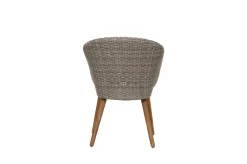 Discount Borneo/Kota Garten-Essgruppe, natur/grau-meliert, Akazie/Alu/Polyrattan, 180x90cm, 4 Cocktailsessel, 2 Landhaussessel, FSC®-zertifiziertes Produkt Garten-Essgruppen|Akazien-Gartenmöbel