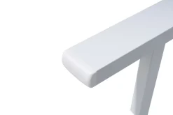 Online Boston Liege, creme/weiß, Aluminium, 190 x 62 cm, ergonomisch, rückenschonend, horizontal verstellbar, pulverbeschichtet Gartenliegen|Aluminium-Gartenmöbel