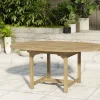 Outlet Dallas Ausziehtisch, natur, Teakholz, 120/170 x 120 cm, fein geschliffen Gartentische