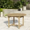 Hot Dallas/Bounty Garten-Essgruppe, natur, Teak, 120/170x120 cm, 6x Klappstuhl Garten-Essgruppen