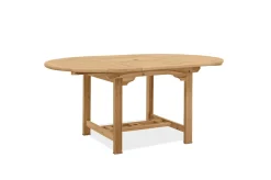 Best Dallas/Washington Garten-Essgruppe, natur, Teak, 120/170x120 cm, 4x Stapelsessel Garten-Essgruppen