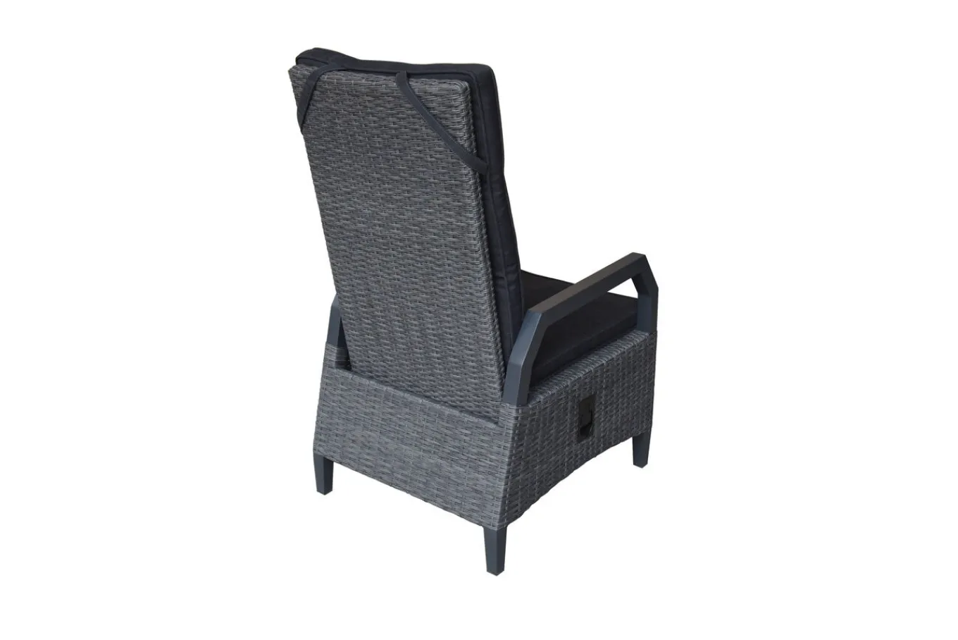Sale Darwin Garten-Essgruppe mit 8 Dining Sesseln, anthrazit/grau, Alu/Polyrattan, Tisch 200 x 100 cm, verstellbare Rückenlehne Polyrattan-Gartenmöbel|Garten-Essgruppen