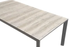 Darwin Garten-Essgruppe mit 6 Dining Sesseln, anthrazit/grau, Alu/Polyrattan, Tisch 200 x 100 cm, verstellbare Rückenlehne Garten-Essgruppen|Aluminium-Gartenmöbel