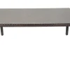 Best Dining Tisch, braun marmoriert, Polyrattan, 180 x 100 cm, Tischplatte Spraystone, 6mm Gartentische|Polyrattan-Gartenmöbel