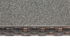 Best Dining Tisch, braun marmoriert, Polyrattan, 180 x 100 cm, Tischplatte Spraystone, 6mm Gartentische|Polyrattan-Gartenmöbel
