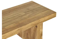 New Encino Bank, natur, recycled FSC-Teak, 220 x 40 x 46 cm Gartenbänke & Gartensofas|Teak-Gartenmöbel