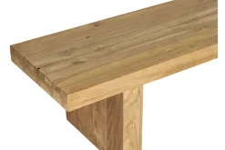 New Encino Bank, natur, recycled FSC-Teak, 220 x 40 x 46 cm Gartenbänke & Gartensofas|Teak-Gartenmöbel