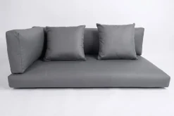 Discount Ersatzbezugset, 5-teilig, grau, für Zweisitzer-Sofa 2392-3 / 2392-4 / 15734-3 / 15734-4 Gartenmöbel-Zubehör & Ersatzteile