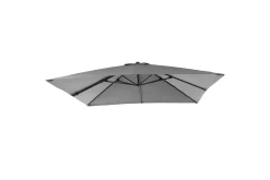 Outlet Ersatzdach für Ampelschirme, anthrazit, Polyester, 300x300cm Gartenmöbel-Zubehör & Ersatzteile|Sonnenschirme