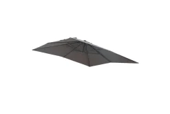 Outlet Ersatzdach für Ampelschirme, anthrazit, Polyester, 250x250cm Gartenmöbel-Zubehör & Ersatzteile|Sonnenschirme