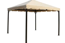 New Ersatzdach für Sahara Pavillon, beige, Polyester, 300x300cm Pavillon|Gartenmöbel-Zubehör & Ersatzteile