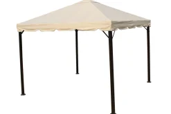 New Ersatzdach für Sahara Pavillon, beige, Polyester, 300x300cm Pavillon|Gartenmöbel-Zubehör & Ersatzteile