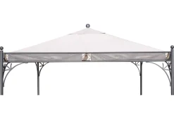 Outlet Ersatzdach für Siena Garden Pavillon Korfu, natur, Polyester PU-beschichtet, 350x350cm Pavillon|Gartenmöbel-Zubehör & Ersatzteile