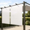 Discount 2er Vorhangset, Creme, Polyester, ca. 120 x 150 cm, witterungs- & UV-beständig, passend für Pergola 3x3 m/3x4 m Pergola|Gartenmöbel-Zubehör & Ersatzteile