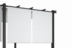 Clearance 2er Vorhangset, creme, Polyester, 170 x 150 cm, witterungs- & UV-beständig, passend für Pergola 3x3 m Pergola|Gartenmöbel-Zubehör & Ersatzteile