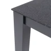 Best Esstisch, anthrazit, Alu/Spraystone, 160x95 cm Gartentische
