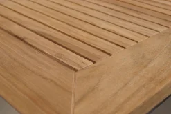 Outlet Esstisch, Edelstahl/Teakholz, 200x90cm Gartentische