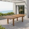 Outlet Esstisch, natur, Akazie, 180/220/260x100cm, zweifacher Synchronauszug, geölt, FSC®-zertifiziertes Produkt Gartentische