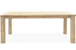 Outlet Esstisch, natur, recyceltes SLVK-Teakholz, Plattenstärke 30 mm, 200 x 100 x 77 cm Gartentische|Teak-Gartenmöbel