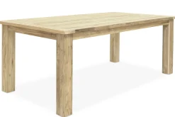 Outlet Esstisch, natur, recyceltes SLVK-Teakholz, Plattenstärke 30 mm, 200 x 100 x 77 cm Gartentische|Teak-Gartenmöbel