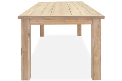 Outlet Esstisch, natur, recyceltes SLVK-Teakholz, Plattenstärke 30 mm, 200 x 100 x 77 cm Gartentische|Teak-Gartenmöbel