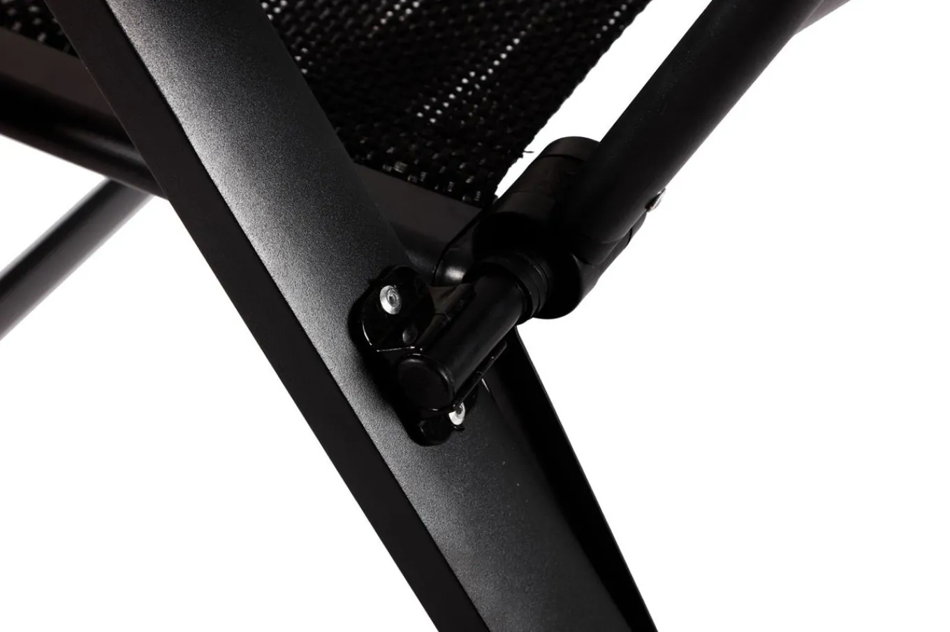 Clearance Garten-Essgruppe, anthrazit matt, Alu/Spraystone/Textilen, 160x95 cm, 6 Klappstühle, verstellbar Garten-Essgruppen
