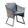 Online Garten-Essgruppe, anthrazit, Alu, Ausziehtisch 180/270x100 cm, 8 Sessel Garten-Essgruppen|Aluminium-Gartenmöbel