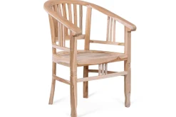Best Garten-Essgruppe, Edelstahl/recyceltes Teak, 200/260x100 cm, 6 Armlehnensessel, inkl. Polster, FSC®-zertifiziertes Produkt Garten-Essgruppen