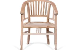 Best Garten-Essgruppe, Edelstahl/recyceltes Teak, 200/260x100 cm, 6 Armlehnensessel, inkl. Polster, FSC®-zertifiziertes Produkt Garten-Essgruppen