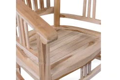 Best Garten-Essgruppe, Edelstahl/recyceltes Teak, 200/260x100 cm, 6 Armlehnensessel, inkl. Polster, FSC®-zertifiziertes Produkt Garten-Essgruppen
